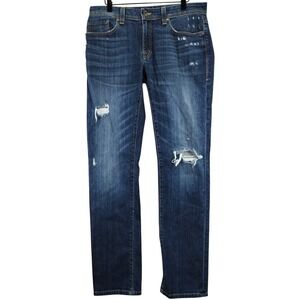 Fidelity Denim Jimmy Jeans Mens‎ Size 32 Blue Soul Distressed Relaxed Fit